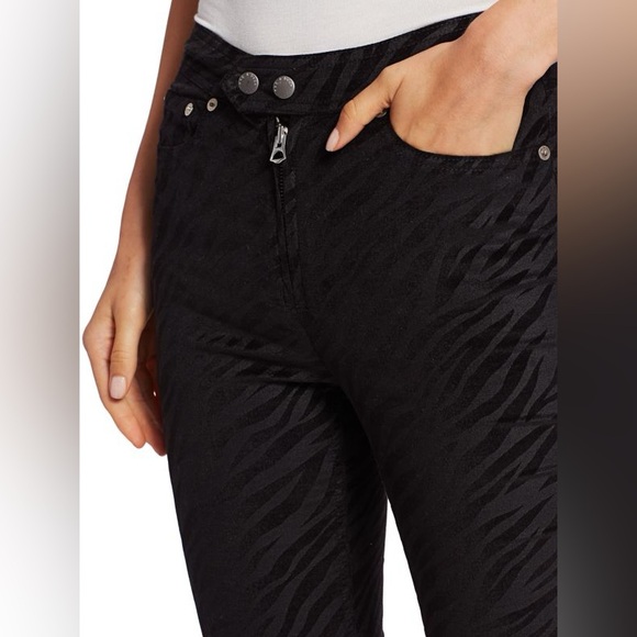 RAG & BONE
Nina High-Rise Zebra-Stripe Ankle Skinny Jeans - Picture 3 of 5